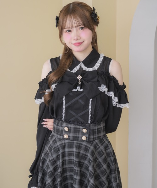 ROJITA（ロジータ） ブラウス シャツ 「SNSでも大反響」フロントレース