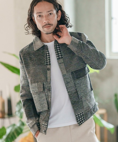「CAMBIO」 ジャケット X-LARGE ネイビー メンズの画像