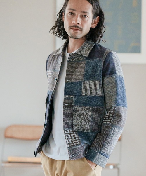 「CAMBIO」 ジャケット X-LARGE ネイビー メンズの画像