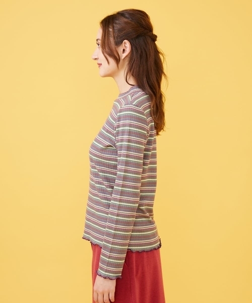 Jocomomola（ホコモモラ） 長袖カットソー 40 アイボリー レディース 