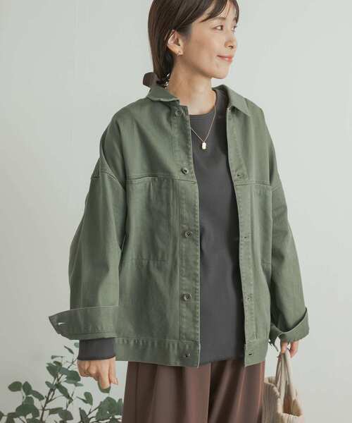 「URBAN RESEARCH DOORS」 ジャケット MEDIUM グリーン レディースの画像