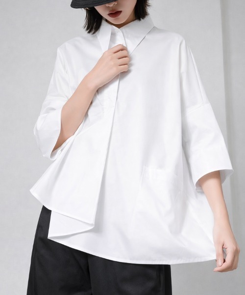 「SallyLunn」 半袖シャツ LARGE ブラック レディース_画像4