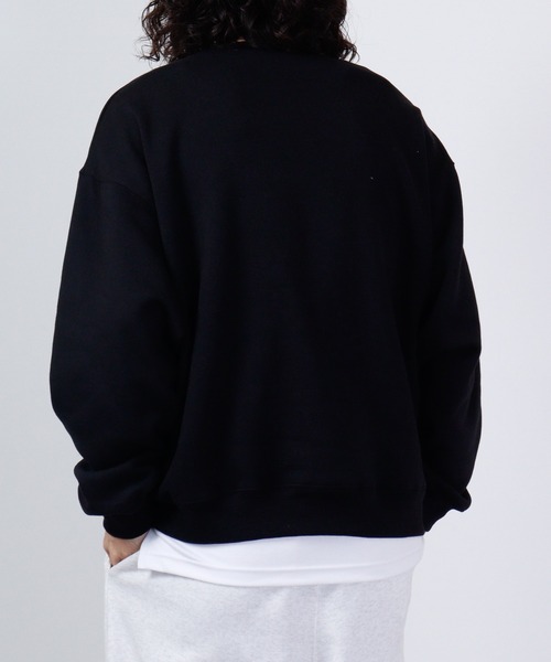 「SUGGESTION」 スウェットカットソー L ブラック メンズ_画像7