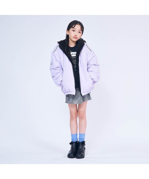 「algy」 「KIDS」ジャケット SMALL ラベンダー キッズ_画像8