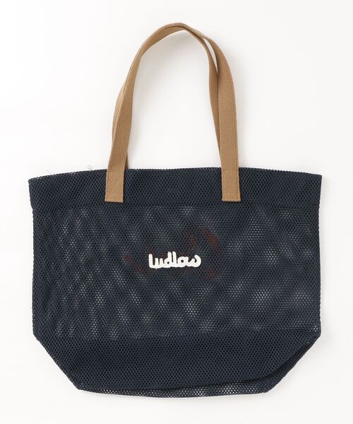 LUDLOW（ラドロー） ワンポイントトートバッグ - ネイビー レディース