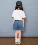 パンツ スカラップショートパンツ キッズ 子供...の詳細画像3