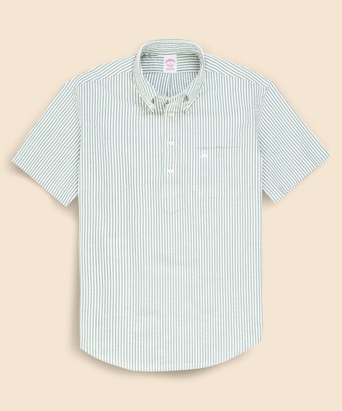 BROOKS BROTHERS（ブルックスブラザーズ） シャツ 半袖 コットン シア