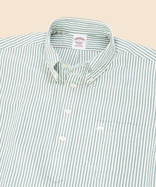 BROOKS BROTHERS（ブルックスブラザーズ） シャツ 半袖 コットン シア