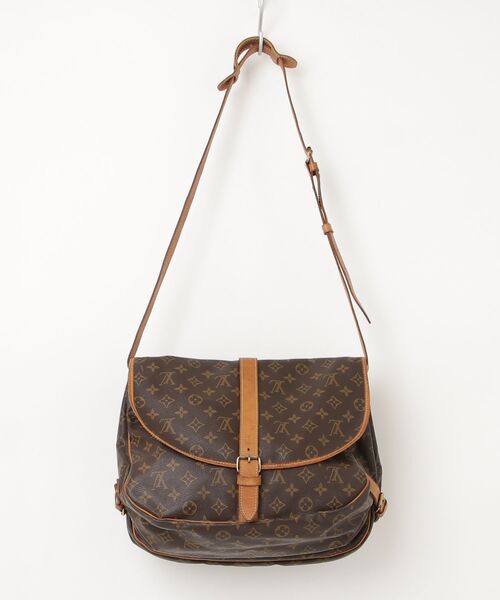 Louis Vuitton ブラウンレザーショルダーバッグ LOUIS VUITTON（ルイ・ヴィトン） ショルダーバッグ - ブラウン