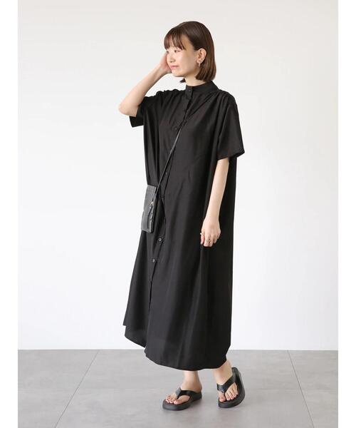 「Lugnoncure」 半袖ワンピース F ベージュ レディース_画像6