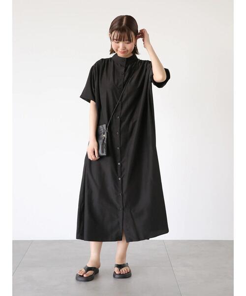 「Lugnoncure」 半袖ワンピース F ベージュ レディース_画像7