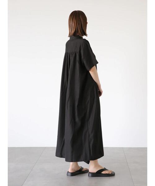 「Lugnoncure」 半袖ワンピース F ベージュ レディース_画像8