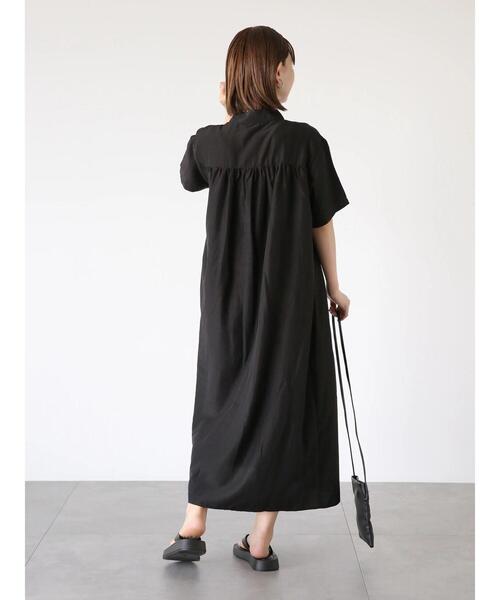「Lugnoncure」 半袖ワンピース F ベージュ レディース_画像9