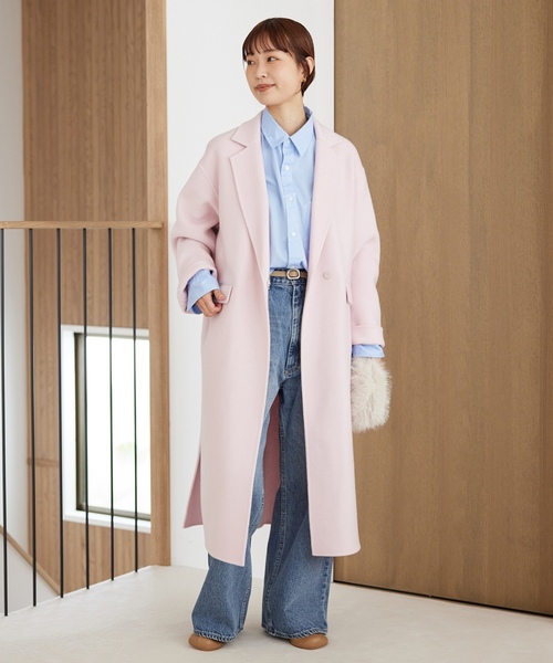 「PAYDAY」 デニムパンツ 38 サックスブルー レディース_画像6