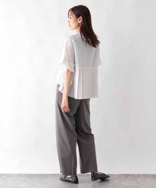 「GLOBAL WORK」 半袖シャツ FREE ブルー レディース_画像3