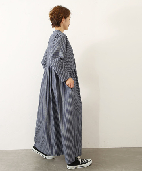 「JOURNAL STANDARD LUXE」 長袖ワンピース FREE ブルー レディース_画像6