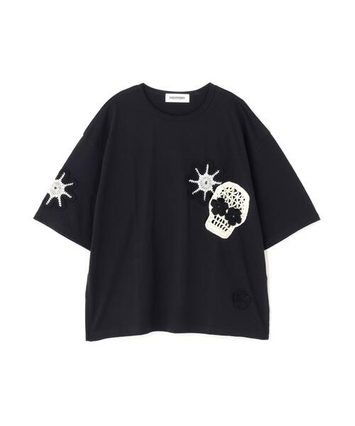DISCOVERED（ディスカバード） tシャツ 別注MEXICAN SKULL CROCHET S/S