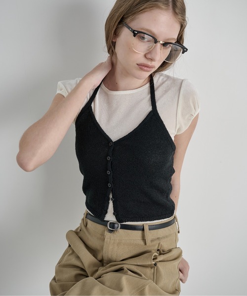 LOSCa ニット セーター ホルターニットビスチェ レディース : ZOZOTOWN