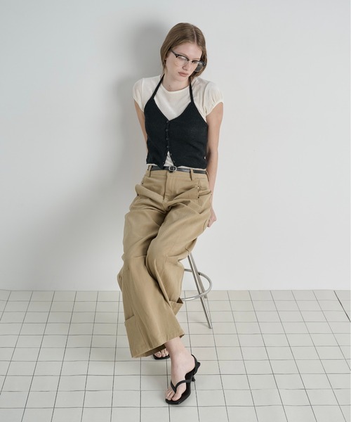 LOSCa ニット セーター ホルターニットビスチェ レディース : ZOZOTOWN