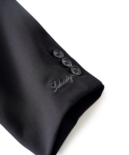 「Subciety」 テーラードジャケット LARGE ブラック メンズ_画像6