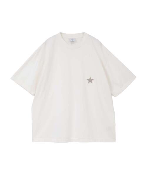 tシャツ 半袖 STAR LEATHER PATCH TEE レディース メンズ