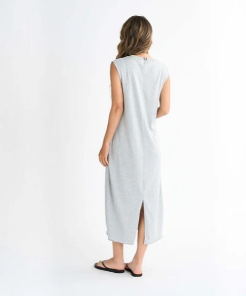 「ROXY」 ノースリーブワンピース MEDIUM ブラック レディース_画像6