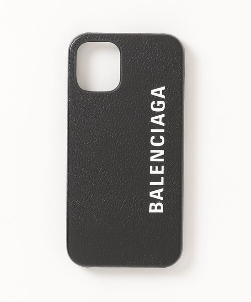 BALENCIAGA iPhoneケース ブラック BALENCIAGA（バレンシアガ） iPhone ケース - ブラック レディース