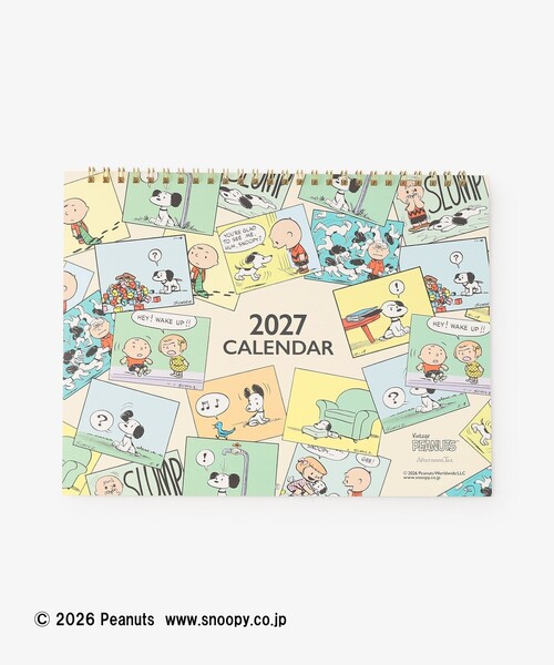 Afternoon Tea（アフタヌーンティー） 文房具 カレンダー A4/PEANUTS
