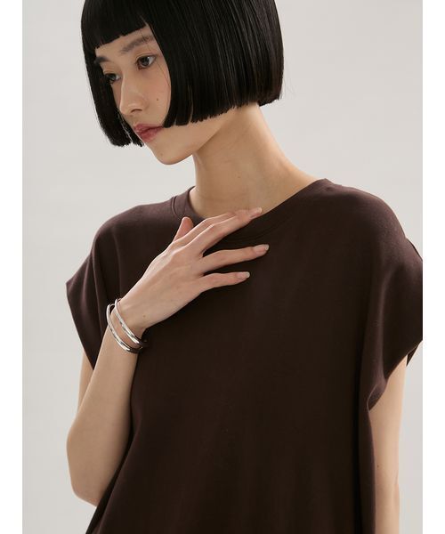 「emmi」 ドッキングワンピース 1 ブラウン レディース_画像4