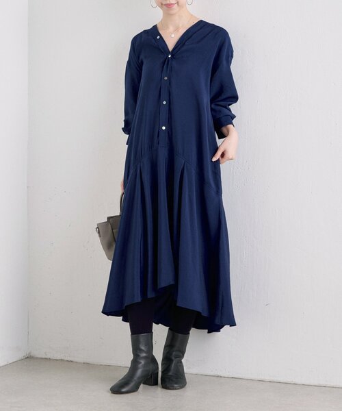 BEARDSLEY（ビアズリー） ワンピース 「WEB限定」カラーレスシャツ