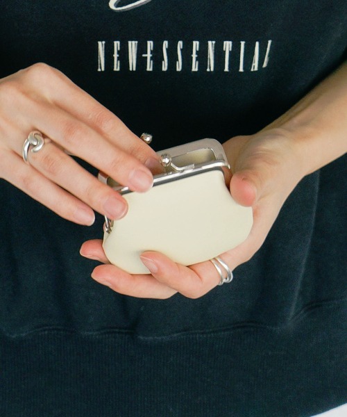 HIGHTIDE（ハイタイド） コインケース 松野屋 牛革ミニがま口 口金 本