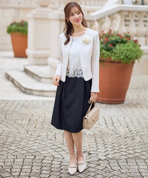 美品⭐︎MaxMara ツイード　ワンピース　スーツ　セットアップ ママ セットアップ スカートスーツ 厚手 セレモニースーツ 2点セット