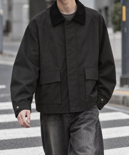 ジャケット・アウター amorenore EMMA CLOTHES（エマクローズ） ブルゾン アウター Twill short hunting