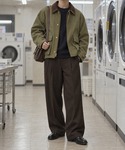 ブルゾン アウター Twill short h...の詳細画像5