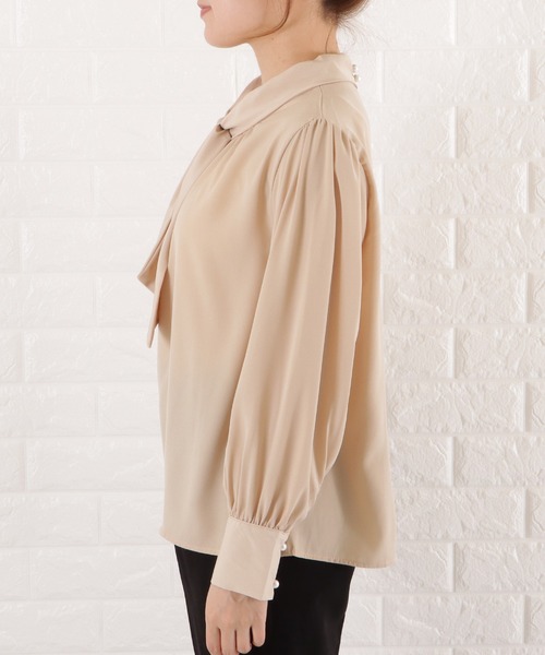 Lace Ladies ブラウス シャツ シフォンボウタイブラウス