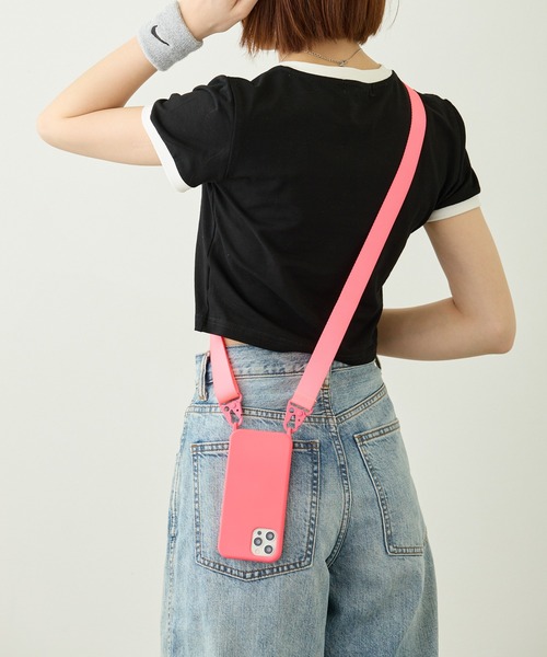 ✨新品未使用✨Ninabags オーシャン柄携帯ケースショルダー Loco Ocean（ロコオーシャン） スマホケース カラビナストラップ付き