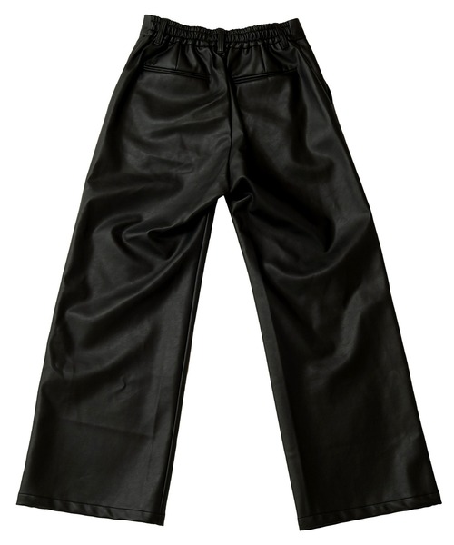 NO ID.（ノーアイディー） パンツ 「NO ID.」Synthetic Leather Wide 