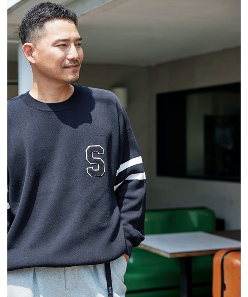 ニット セーター サニークラウズ　カレッジニットセーター「メンズ」 レディース Sunny clouds ニット セーター サニークラウズ カレッジニット