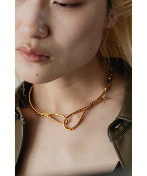 チョーカー 「金属アレルギー対応」Ivy Asymmetry Choker