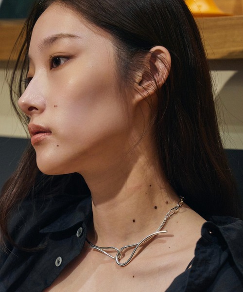チョーカー 「金属アレルギー対応」Ivy Asymmetry Choker