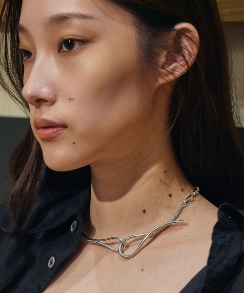 チョーカーとイヤリング チョーカー 「金属アレルギー対応」Stem 2way choker（2WAY