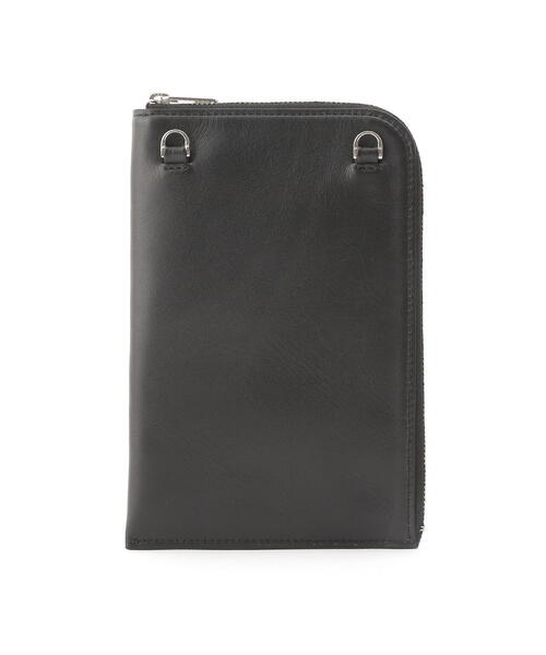 Schott レザーポーチ　美品　ブラック　ショット　ショルダーバッグ Schott N.Y.C（ショット） ポーチ 「直営限定」Women's/LEATHER MULTI