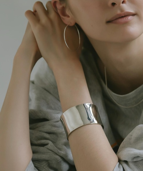 バングル レディース シルバー925 ブレスレット 金属アレルギー