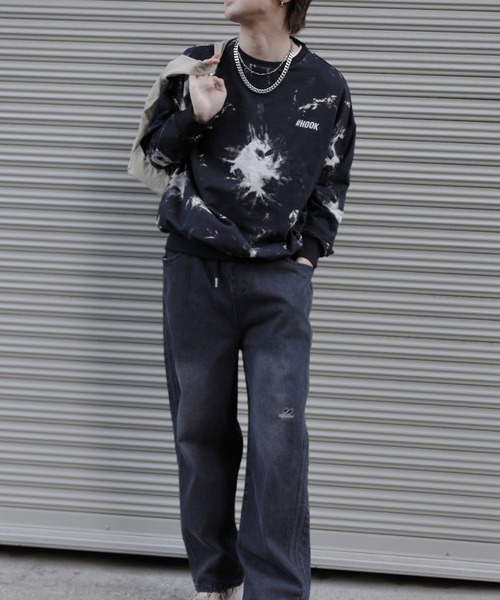 nerudesignworks × H.A.K.U タイダイ染め スウェット nerudesignworks × H.A.K.U タイダイ染め スウェット