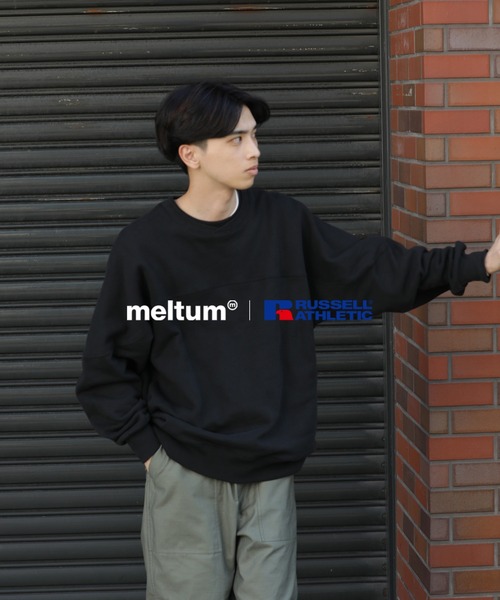 meltum トレーナー スウェット ×RUSSELL ATHLETIC ”HIGH COTTON