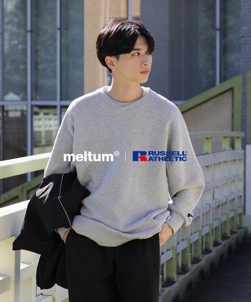 meltum トレーナー スウェット ×RUSSELL ATHLETIC ”HIGH COTTON