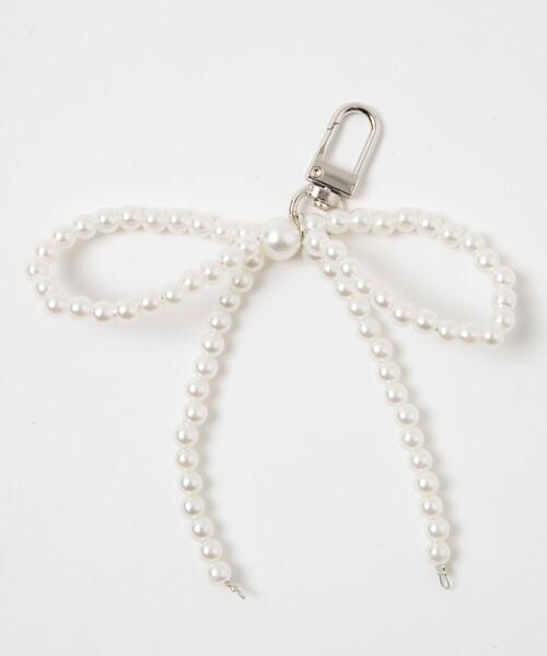 WEGO（ウィゴー） キーホルダー WEGO/シンプルパールリボン