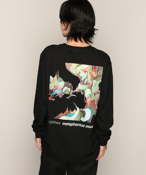 Nujabes phorical music ロンt ブラック 新品 YEN TOWN MARKET tシャツ 「Nujabes」ヌジャベス Metaphorical
