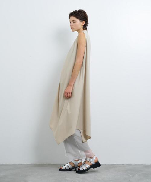 LANVIN en Bleu ワンピース アシンメヘムスキッパーワンピース