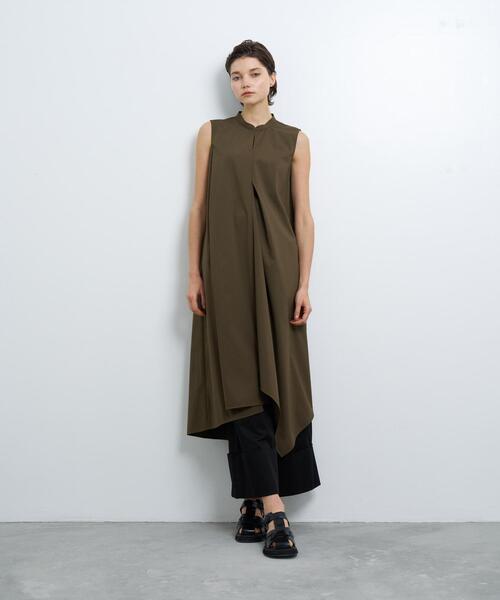 ワンピース LANVIN Abito セール】 【40サイズあり】マットダブルサテンコクーン